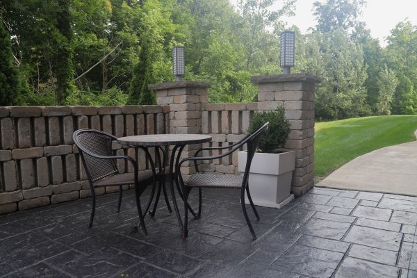 Stamped Concrete Patio Installation in Sparks